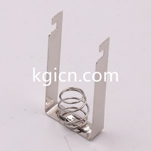 metal pressing battery holder parts for security system