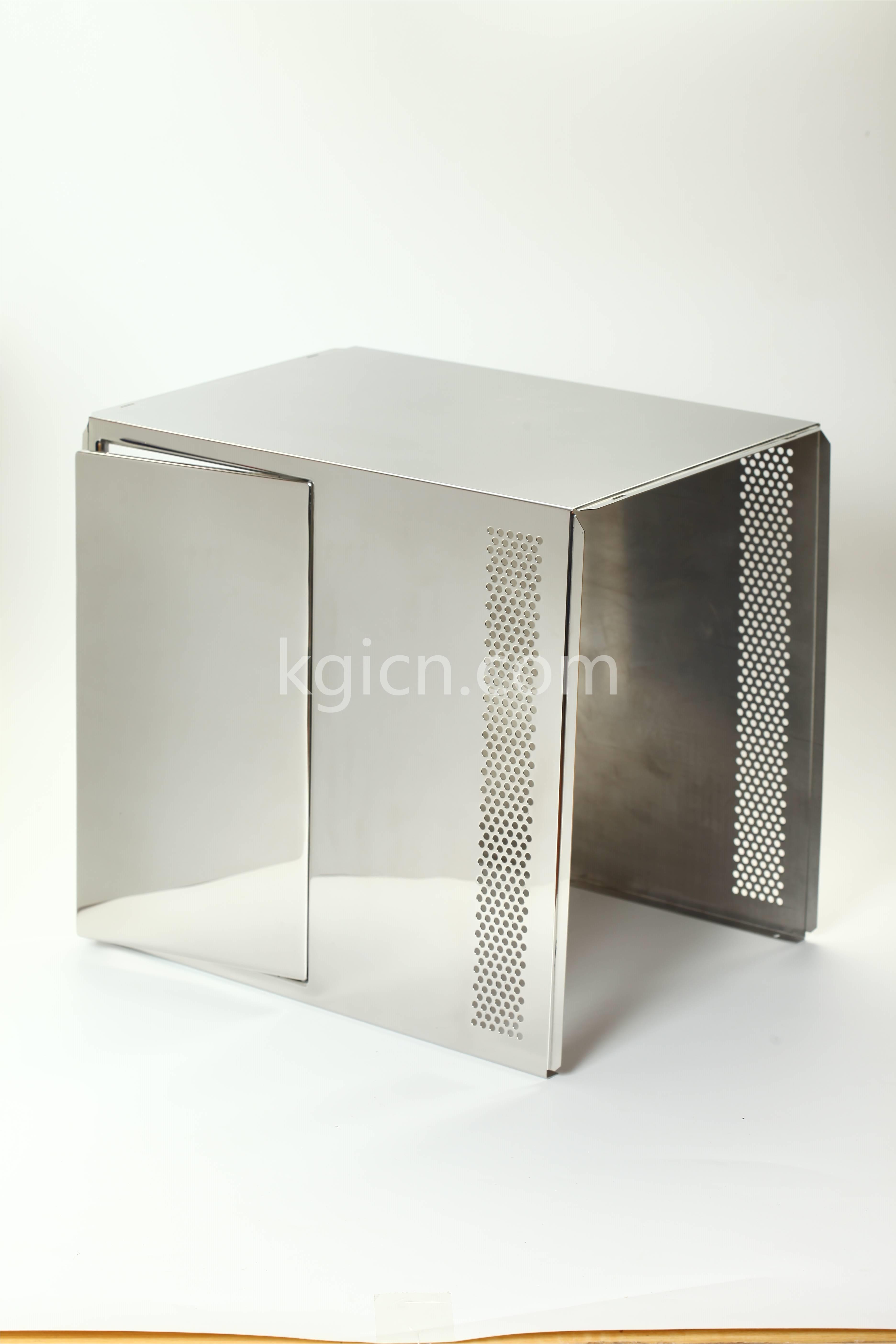 Stainless steel cabinet side panel